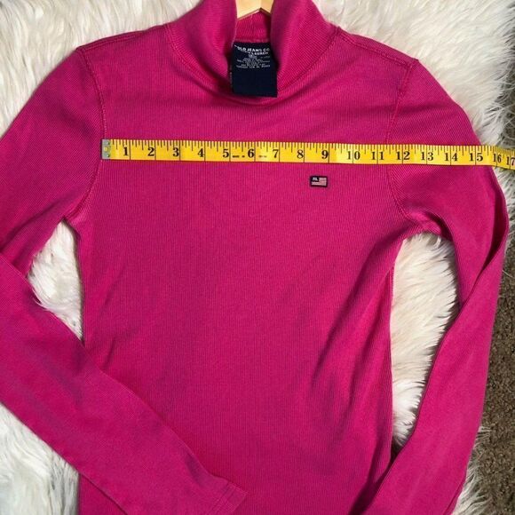 Vintage 90s Pink Preppy Quiet Luxury Ralph Lauren Polo Turtleneck - Picture 2 of 8